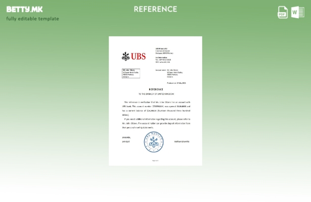 Референтен шаблон за банка во модерен стил на Монако UBS